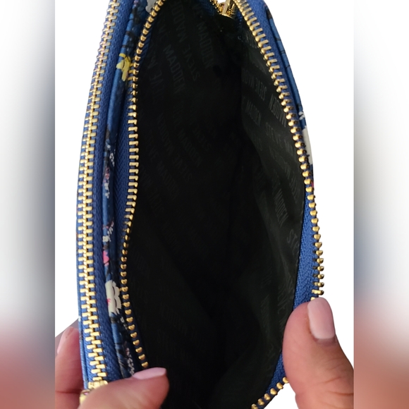 NWT STEVE MADDEN | BLUE/MINT| FLORAL PRINT |  BTRELL WRISTLET - Picture 9 of 16